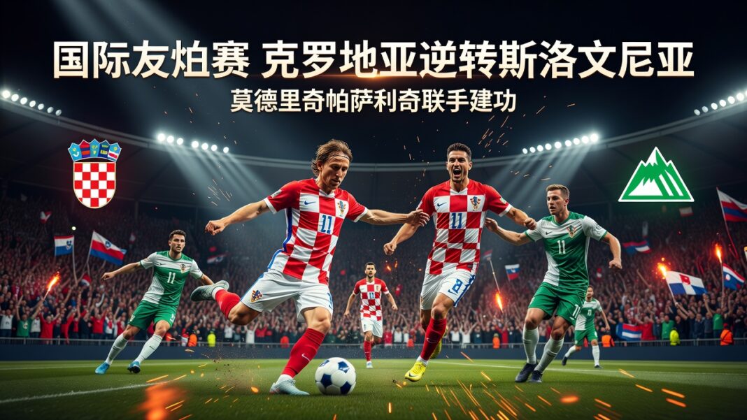 国际友谊赛克罗地亚2-1斯洛文尼亚 莫德里奇帕萨利奇联手建功完成逆转