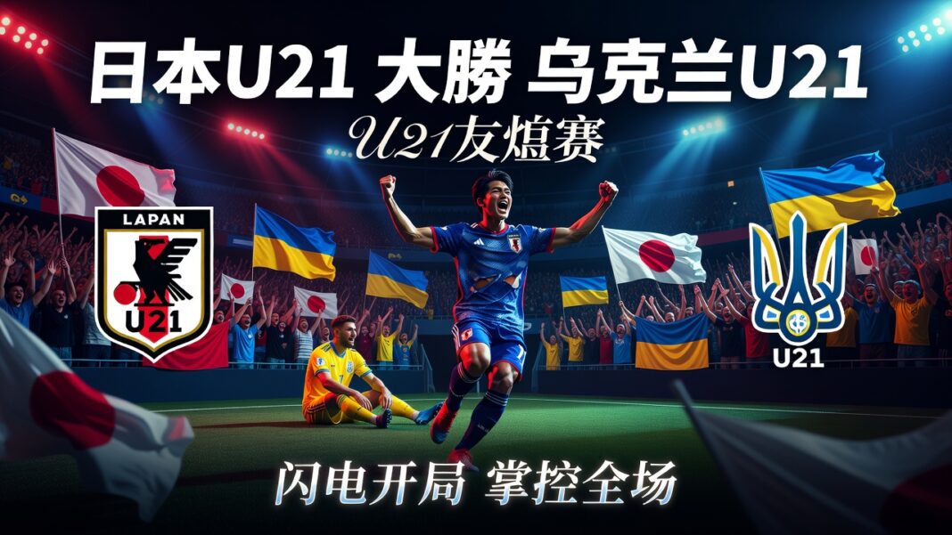 日本U21 3-0乌克兰U21 U21友谊赛 早8分钟两球领先轻松取胜