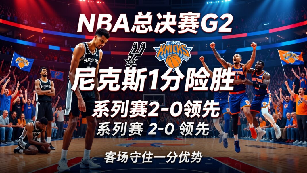 圣安东尼奥马刺104-105纽约尼克斯 NBA总决赛G2尼克斯1分险胜系列赛2-0领先